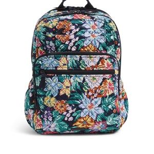 Vera Bradley XL Campus Backpack - Happy Blooms